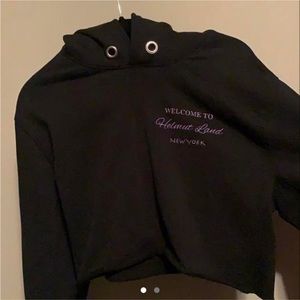 Helmut lang cropped hoodie